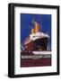 Norddeutscher Lloyd Shipping Poster-null-Framed Photographic Print