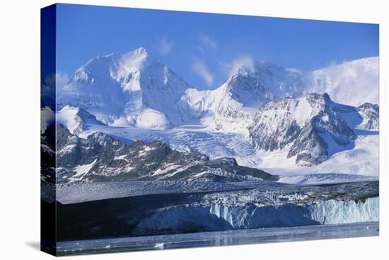 Nordenskjold Glacier and Allardyce Mountain Range-Paul Souders-Stretched Canvas