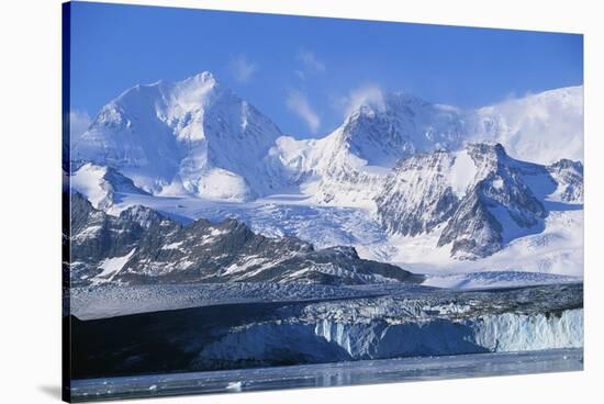 Nordenskjold Glacier and Allardyce Mountain Range-Paul Souders-Stretched Canvas