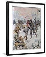 Nordenskjold Rescued from Snow Hill Island, Antarctica, 1903-null-Framed Giclee Print