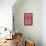 Nordic Cross Stitch Red-Nicholas Biscardi-Framed Stretched Canvas displayed on a wall