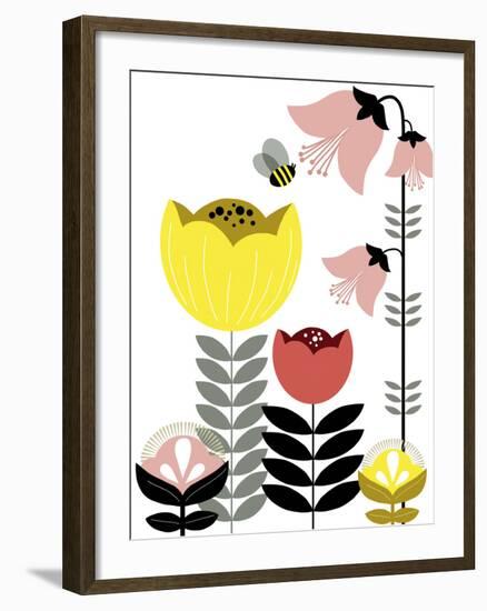 Nordic Flowers II-Laure Girardin-Vissian-Framed Giclee Print