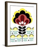 Nordic Flowers V-Laure Girardin-Vissian-Framed Giclee Print