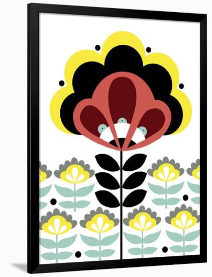 Nordic Flowers V-Laure Girardin-Vissian-Framed Giclee Print