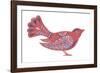 Nordic Friends - Bird-Yasemin Wigglesworth-Framed Giclee Print