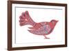 Nordic Friends - Bird-Yasemin Wigglesworth-Framed Giclee Print