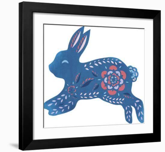 Nordic Friends - Rabbit-Yasemin Wigglesworth-Framed Giclee Print