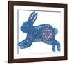 Nordic Friends - Rabbit-Yasemin Wigglesworth-Framed Giclee Print