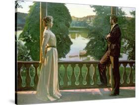 Nordic Summer Evening, 1899-1900-Sven Richard Bergh-Stretched Canvas