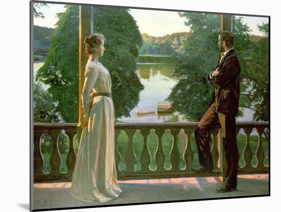Nordic Summer Evening, 1899-1900-Sven Richard Bergh-Mounted Giclee Print