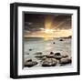 Nordic Sunset-Assaf Frank-Framed Art Print