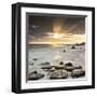 Nordic Sunset-Assaf Frank-Framed Giclee Print