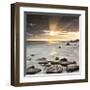 Nordic Sunset-Assaf Frank-Framed Giclee Print