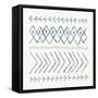 Nordic Vibes II Blue-Moira Hershey-Framed Stretched Canvas