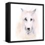 Nordic Wolf-Christine Niya-Framed Stretched Canvas
