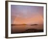 Nordland, Helgeland, A Rainbow at Midnight, Norway-Mark Hannaford-Framed Photographic Print