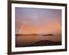 Nordland, Helgeland, A Rainbow at Midnight, Norway-Mark Hannaford-Framed Photographic Print