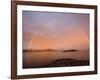 Nordland, Helgeland, A Rainbow at Midnight, Norway-Mark Hannaford-Framed Photographic Print