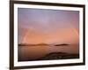 Nordland, Helgeland, A Rainbow at Midnight, Norway-Mark Hannaford-Framed Photographic Print