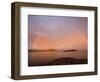 Nordland, Helgeland, A Rainbow at Midnight, Norway-Mark Hannaford-Framed Photographic Print