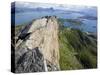 Nordland, Helgeland, Rodoy Island, View of the Surrounding Islands from the 400 Metre High Peak of -Mark Hannaford-Stretched Canvas