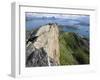 Nordland, Helgeland, Rodoy Island, View of the Surrounding Islands from the 400 Metre High Peak of -Mark Hannaford-Framed Photographic Print