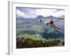 Nordland, Helgeland, Sea Kayakers Explore Calm Coastal Waters of Southern Nordland, Norway-Mark Hannaford-Framed Photographic Print