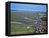 Norfolk Aerial of Wells-Next-The-Sea-null-Framed Stretched Canvas