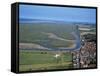 Norfolk Aerial of Wells-Next-The-Sea-null-Framed Stretched Canvas