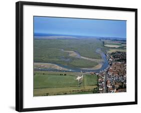 Norfolk Aerial of Wells-Next-The-Sea-null-Framed Photographic Print