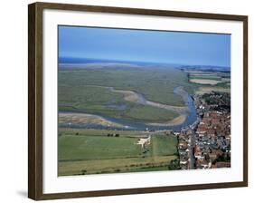 Norfolk Aerial of Wells-Next-The-Sea-null-Framed Photographic Print