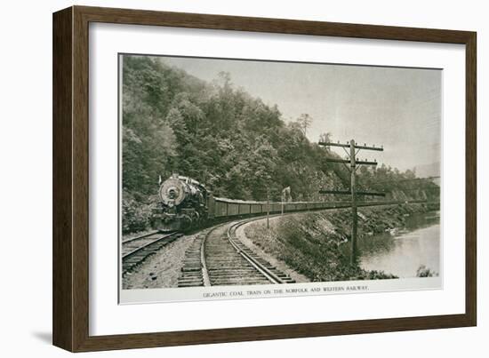 Norfolk and Western Railway, c.1925-null-Framed Giclee Print