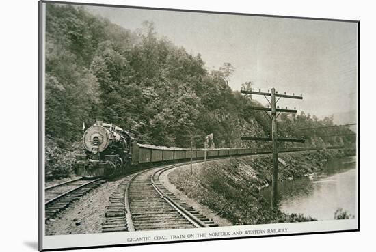 Norfolk and Western Railway, c.1925-null-Mounted Giclee Print