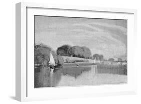 Norfolk Broads-Joseph Pennell-Framed Art Print