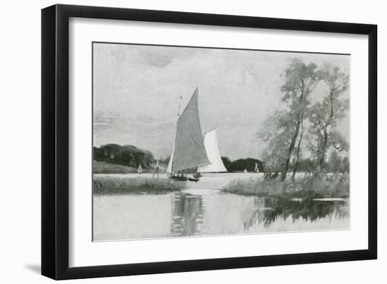 Norfolk Broads-Joseph Pennell-Framed Art Print