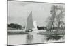 Norfolk Broads-Joseph Pennell-Mounted Art Print