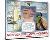 Norfolk for Happy Holidays-null-Mounted Art Print