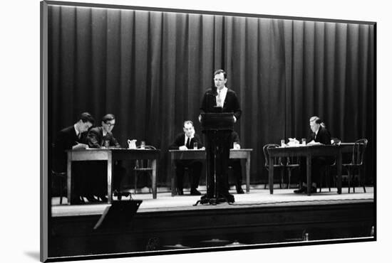 Norfolk Prisoners Competing Against Oxford University's Debate Team, Norfolk, MA, 1951-Yale YALE JOEL-Mounted Photographic Print