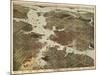 Norfolk, Virginia - Panoramic Map-Lantern Press-Mounted Art Print