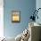Norfolk, Virginia - Skyline and Sunburst Screenprint Style-Lantern Press-Framed Stretched Canvas displayed on a wall