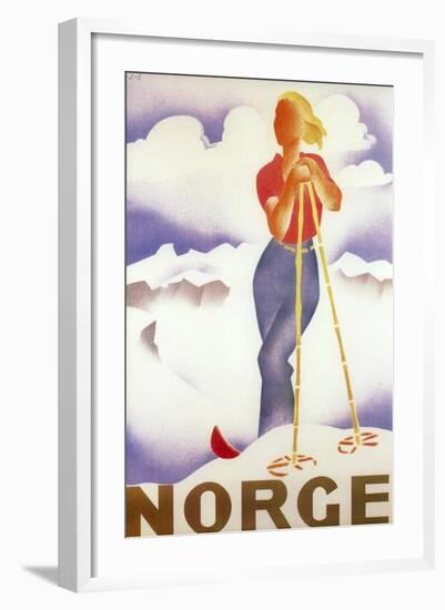 Norge-Vintage Apple Collection-Framed Giclee Print