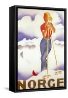 Norge-Vintage Apple Collection-Framed Stretched Canvas