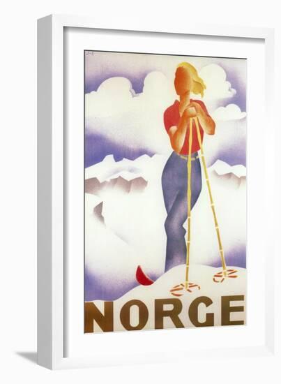 Norge-Vintage Apple Collection-Framed Giclee Print