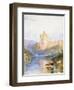 Norham Castle: an Illustration to Sir Walter Scott's Marmion, 1818-J. M. W. Turner-Framed Giclee Print