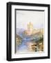 Norham Castle: an Illustration to Sir Walter Scott's Marmion, 1818-J. M. W. Turner-Framed Giclee Print