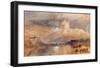 Norham Castle, Moonrise-J M W Turner-Framed Giclee Print