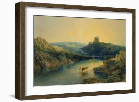 Norham Castle: Morning, C.1797-J. M. W. Turner-Framed Giclee Print