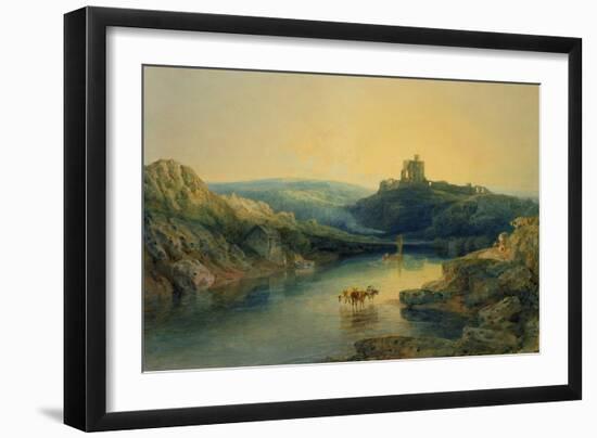 Norham Castle: Morning, C.1797-J. M. W. Turner-Framed Giclee Print