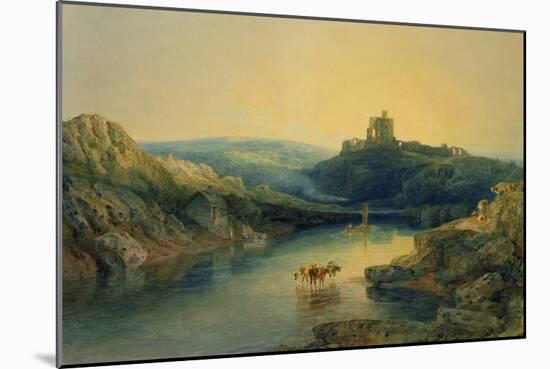 Norham Castle: Morning, C.1797-J. M. W. Turner-Mounted Giclee Print