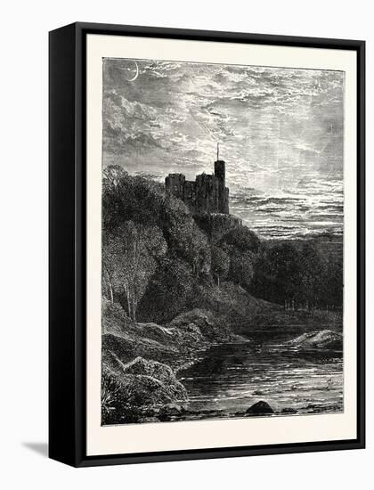 Norham Castle Northumberland-null-Framed Stretched Canvas